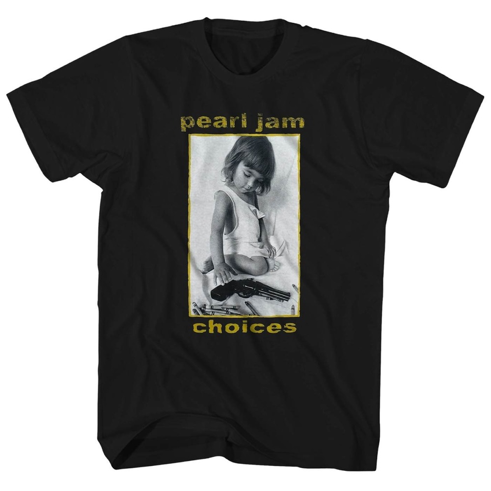 Pearl Jam T-Shirt, Pearl Jam Wourld Tour Graphics Unisex Tee